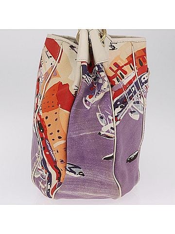 Louis Vuitton Galliera Riviera Cruise Canvas Purple Canvas Handbag (view 2)