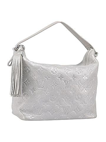 Louis Vuitton Halo Limited Edition Shimmer Monogram Embossed Leather Silver Leather Handbag (view 1)