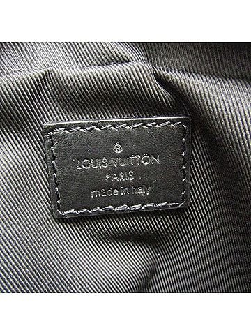 Louis Vuitton Danube Monogram Shadow Leather Black Canvas Handbag (view 2)
