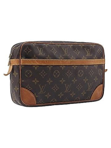 Louis Vuitton Compiegne Canvas Brown Canvas Clutche &amp; Pouche Bag (view 1)