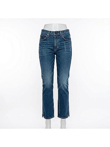 ASKK NY Mid Rise Straight Leg Jean in Resin (view 1)