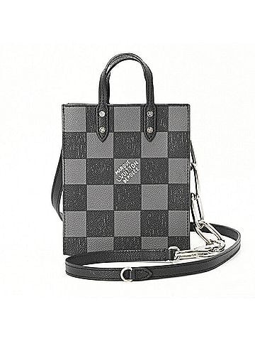 Louis Vuitton LOUIS VUITTON Sac Plat XS Damier Shoulder Bag Handbag for Men and Women, Black N60479 (view 1)