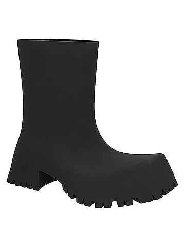 Balenciaga Balenciaga Trooper Rubber Boot Black (view 1)