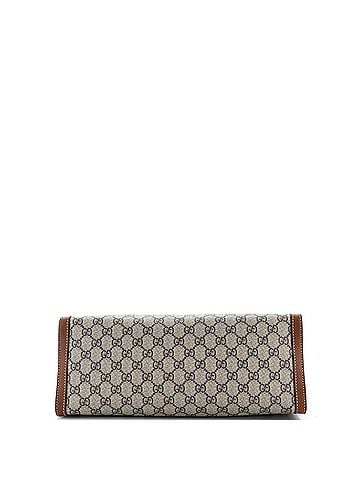 Gucci Padlock Chain Tote GG Coated Canvas with Leather Medium (view 2)