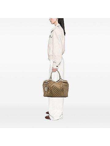 Gucci Large GG Canvas Sukey Tote (view 2)