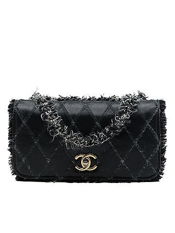 Chanel CC Quilted Lambskin Tweedy Flap (view 1)