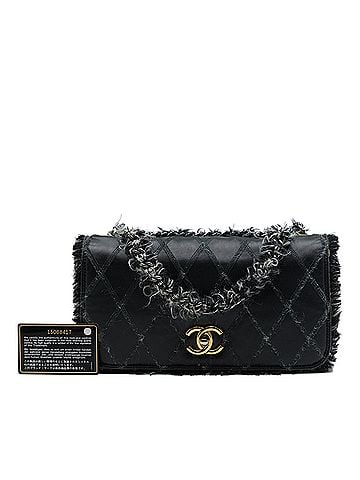 Chanel CC Quilted Lambskin Tweedy Flap (view 2)