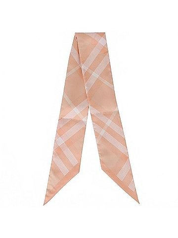 Burberry Skinny Check Silk Scarf (view 2)