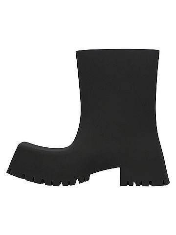 Balenciaga Balenciaga Trooper Rubber Boot Black (view 2)