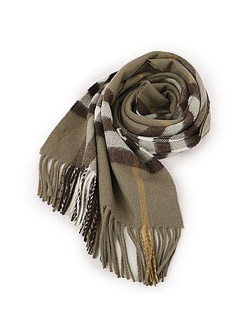 Burberry Check Cashmere Scarf (view 2)