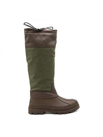 Céline High Boots In Nylon And Calfskin (view 1)