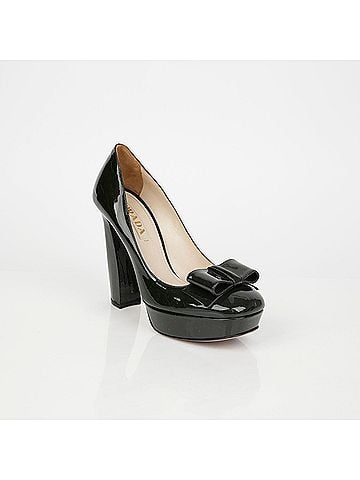 Prada Patent Ribbon Heel (view 2)