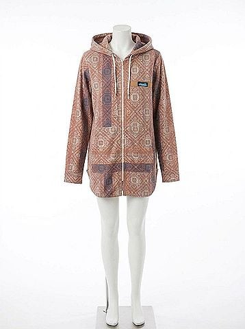 Kavu Women's Saratoga Shirt Jacket in Rustic Sky (view 2)