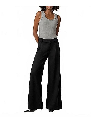 Kut from the Kloth Cheryl Super High Rise Pants in Black (view 2)