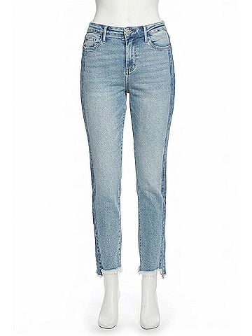 Judy Blue High Waist Vintage Slim Jeans in Blue (view 1)